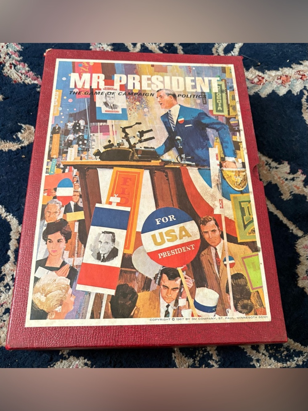 Mr President Vintage 1971 Board Game